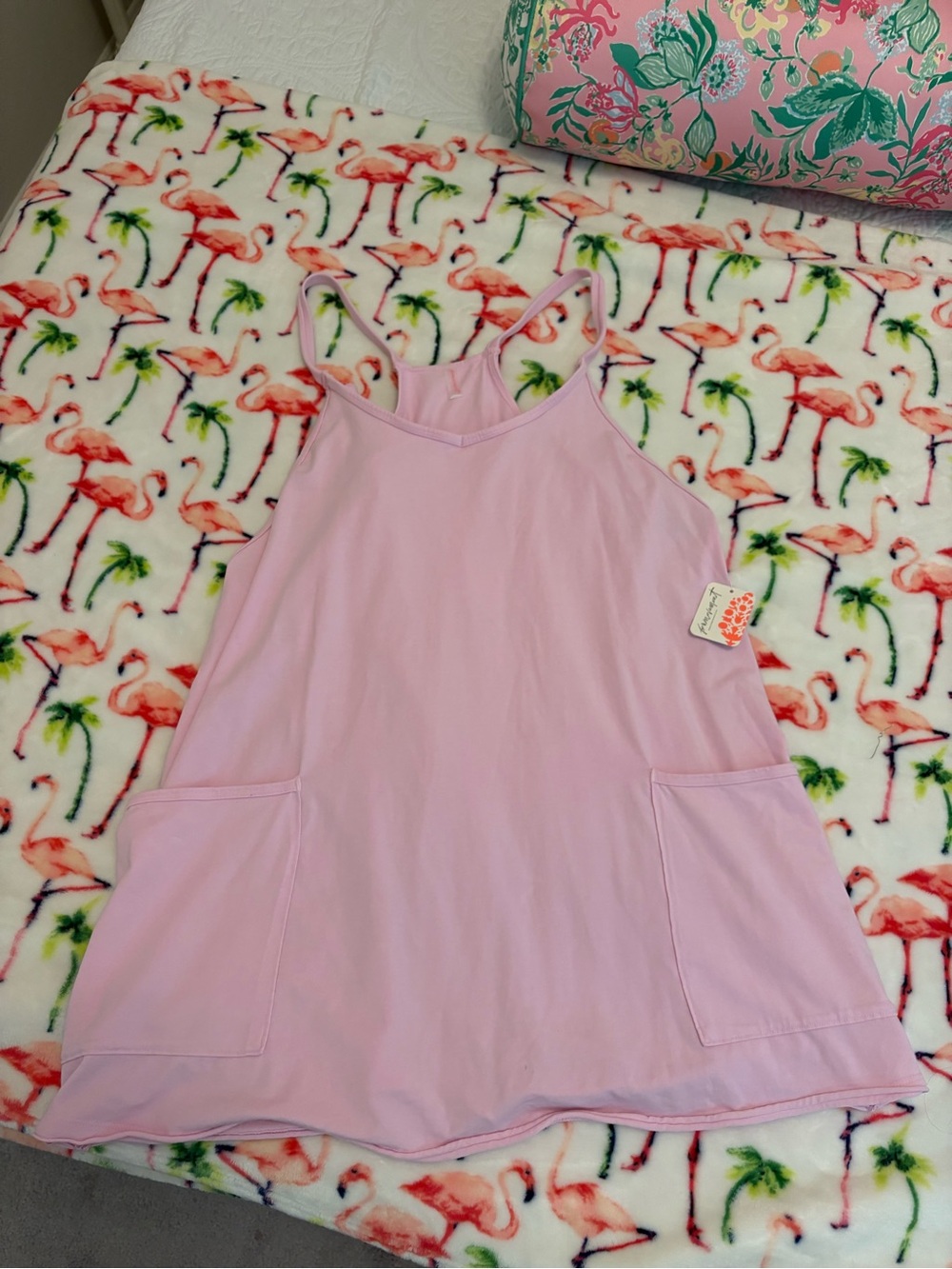 FP Movement by Free People Light Pink Romper Dress
